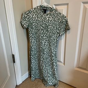 green cheetah print dress!